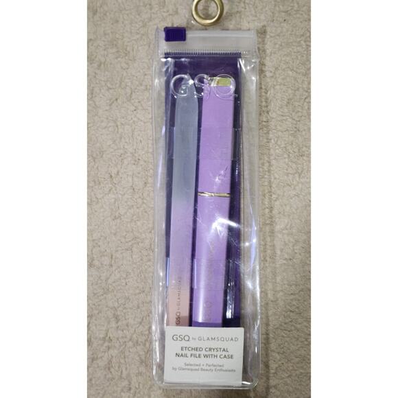 GSQ by Glamsquad Etched Crystal Nail File with Case - Picture 1 of 3